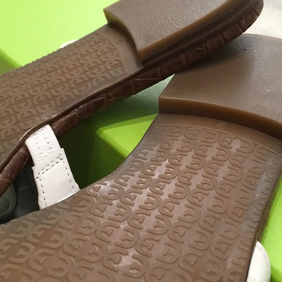 Sam Edelman Bay White Leather Flats - Picture 3 of 4